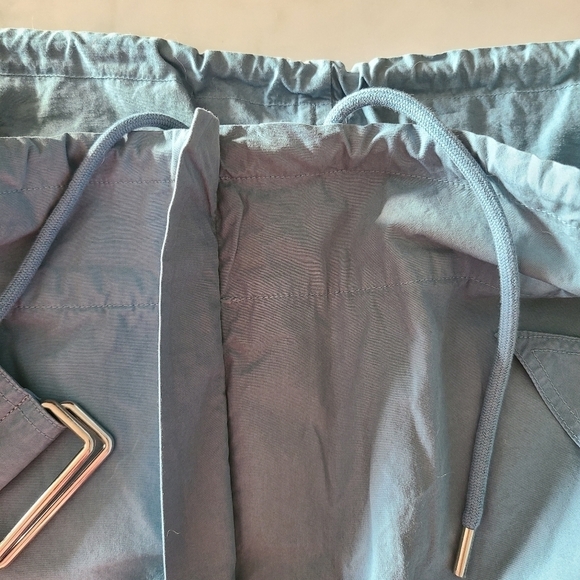 KENZO Belted Wide Leg Pants, Size 8, Blue, NWT - Picture 10 of 16